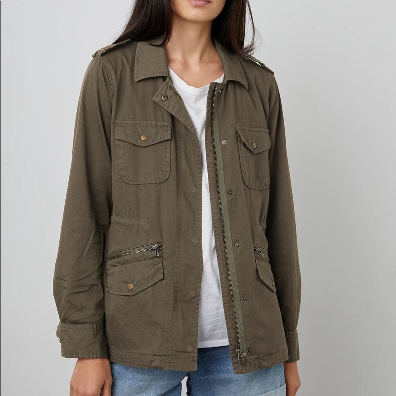 Velvet Ruby Army Jacket